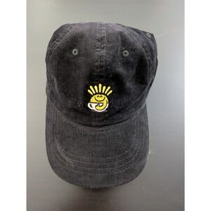 Top Of The Mornin' Coffee Hat Baseball Cap Black Corduroy Strapback OSFM
